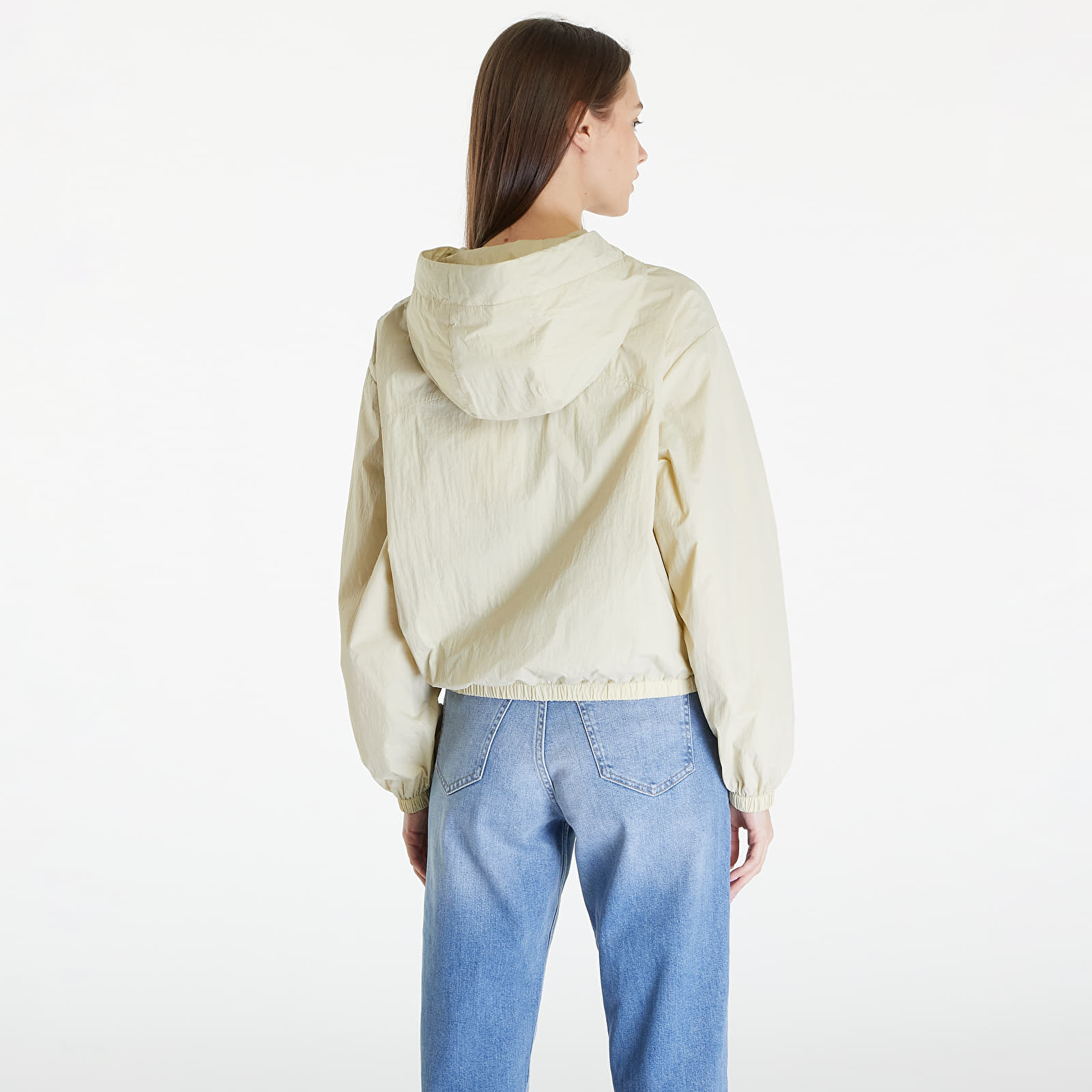 Coach Jackets Calvin Klein Jeans Logo Drawstring Windbreaker Green Haze