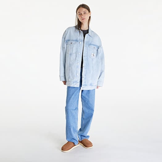 Jaket denim oversize discount
