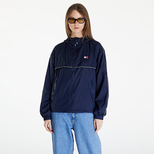 Coupe-vent Tommy Jeans Chicago Tape Windbreaker Dark Night Navy