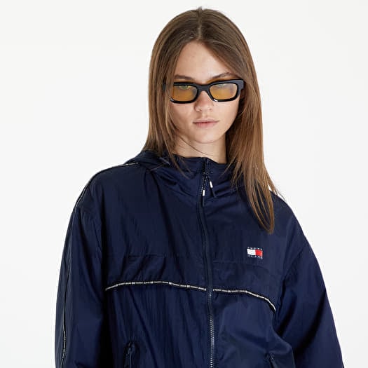Coach Jackets Tommy Jeans Chicago Tape Windbreaker Dark Night Navy