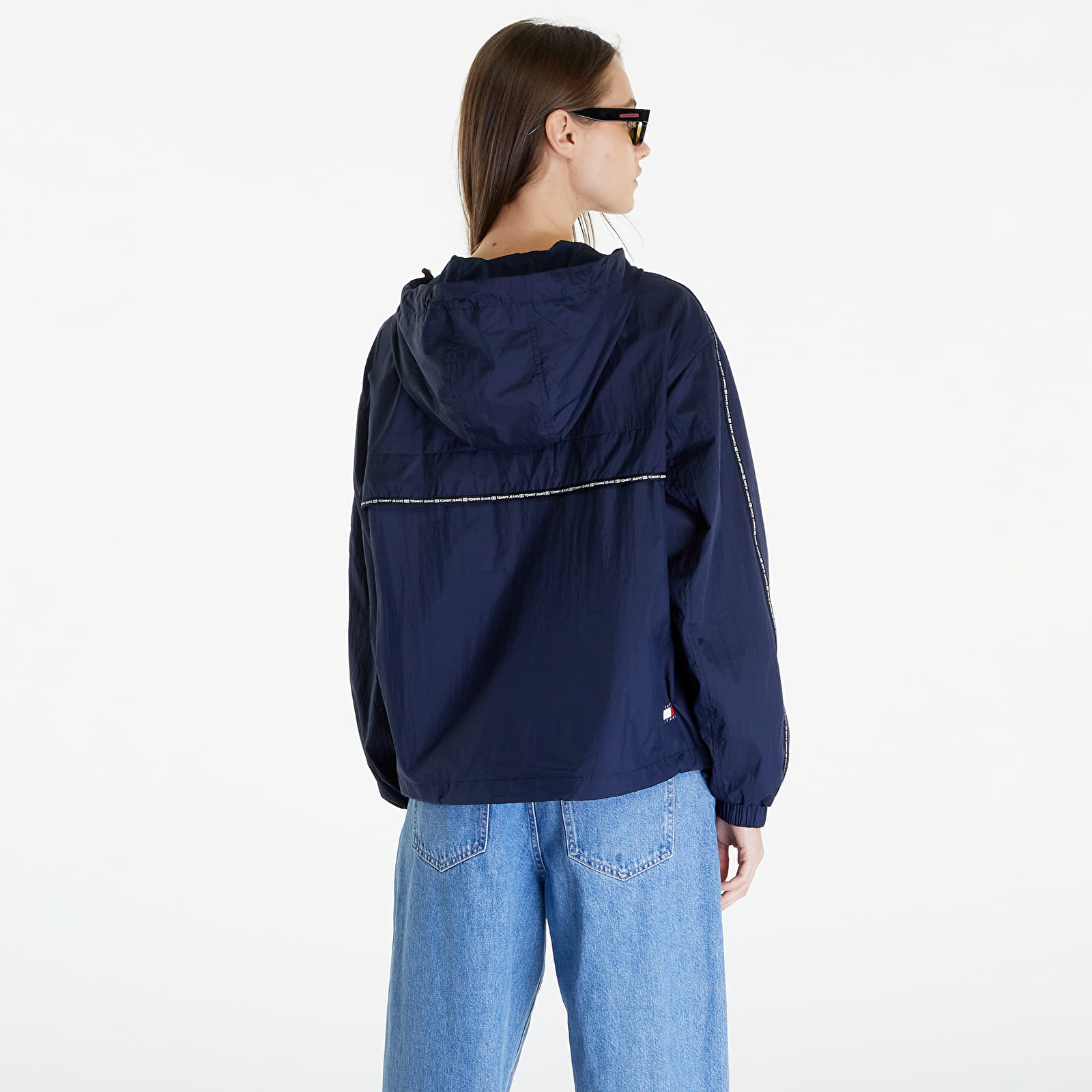 Coach jackor Tommy Jeans Chicago Tape Windbreaker Dark Night Navy