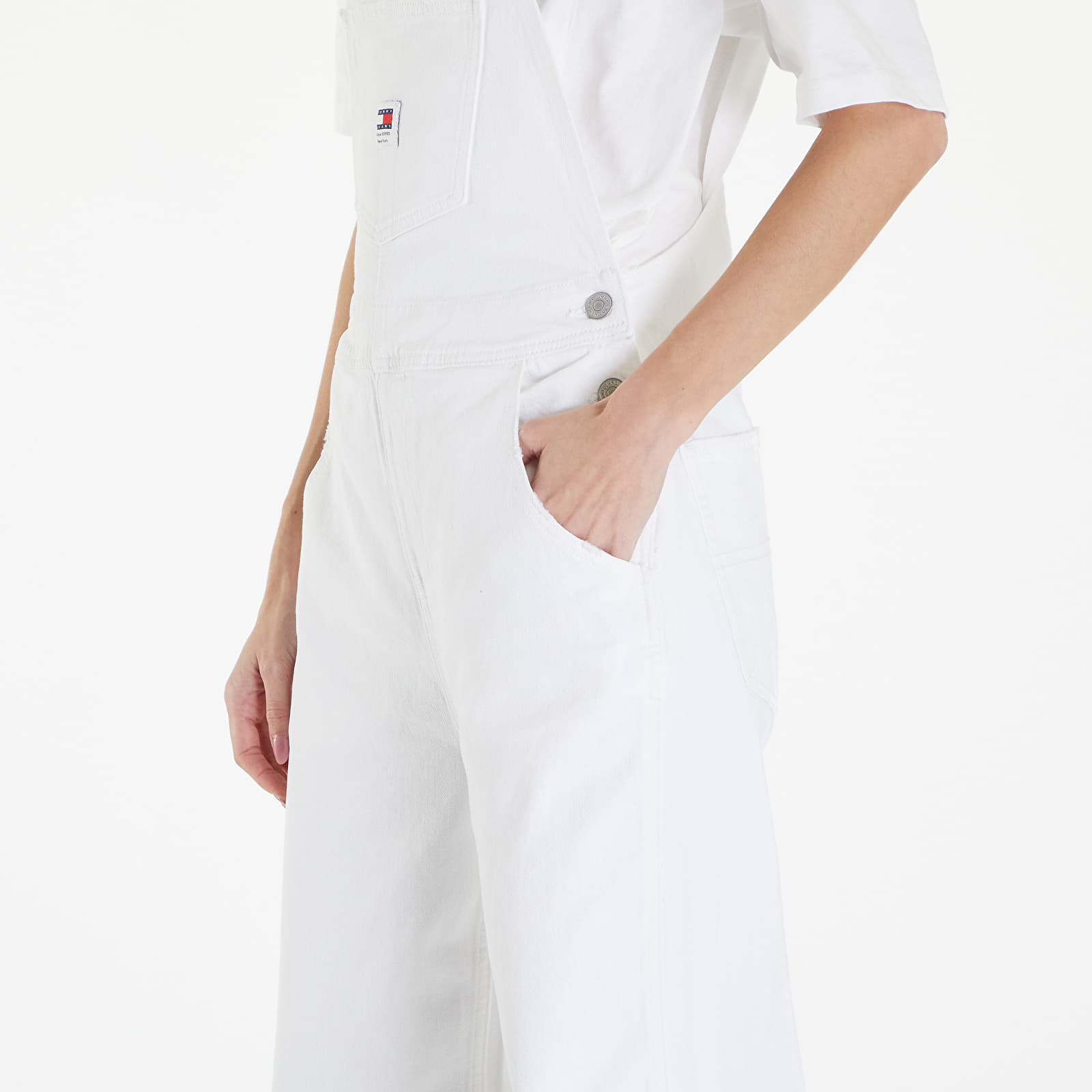 Kombinezonai Tommy Jeans Daisy Dungaree Denim White