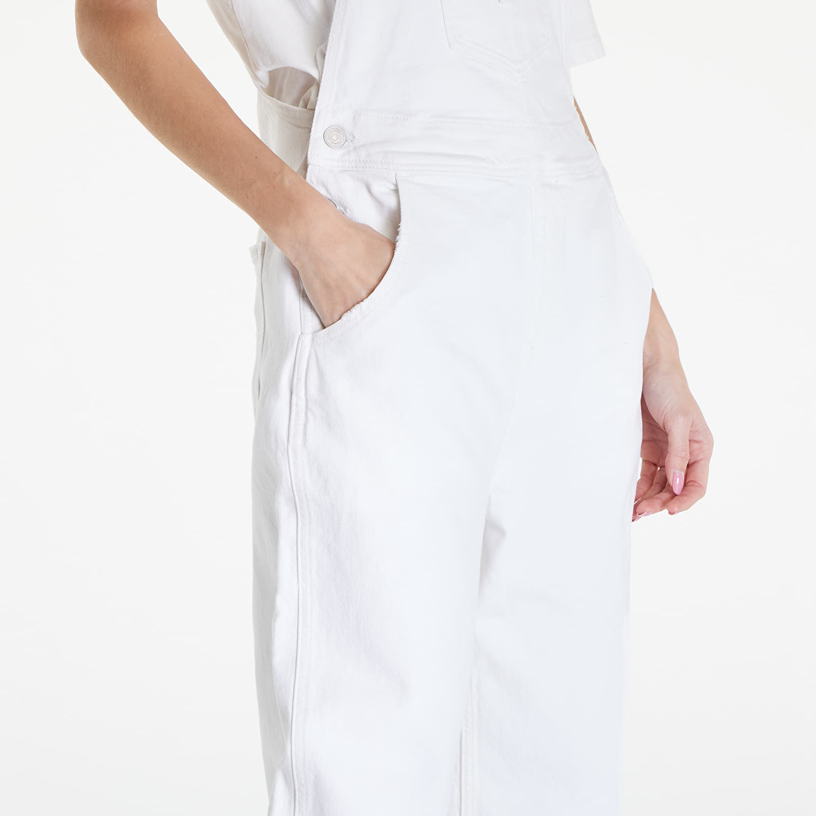 Kombinezonai Tommy Jeans Daisy Dungaree Denim White