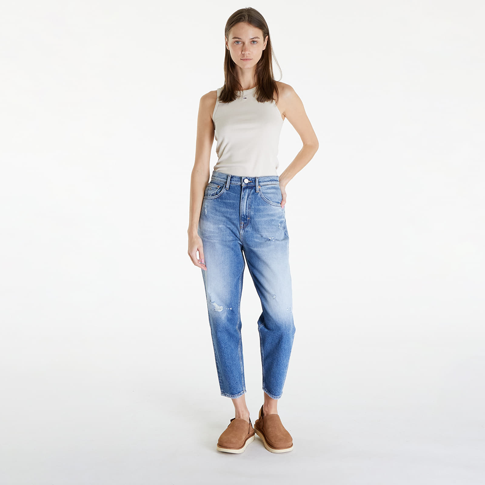 Džínsy Tommy Jeans Mom Jean Ultra High Tapered Jeans Denim Medium