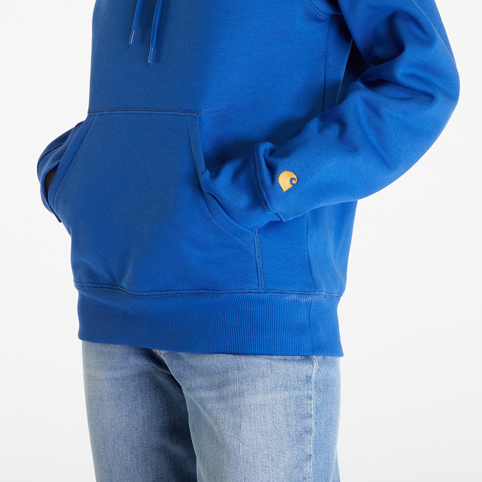 Mikiny Carhartt WIP Hooded Chase Sweatshirt UNISEX Acapulco/ Gold