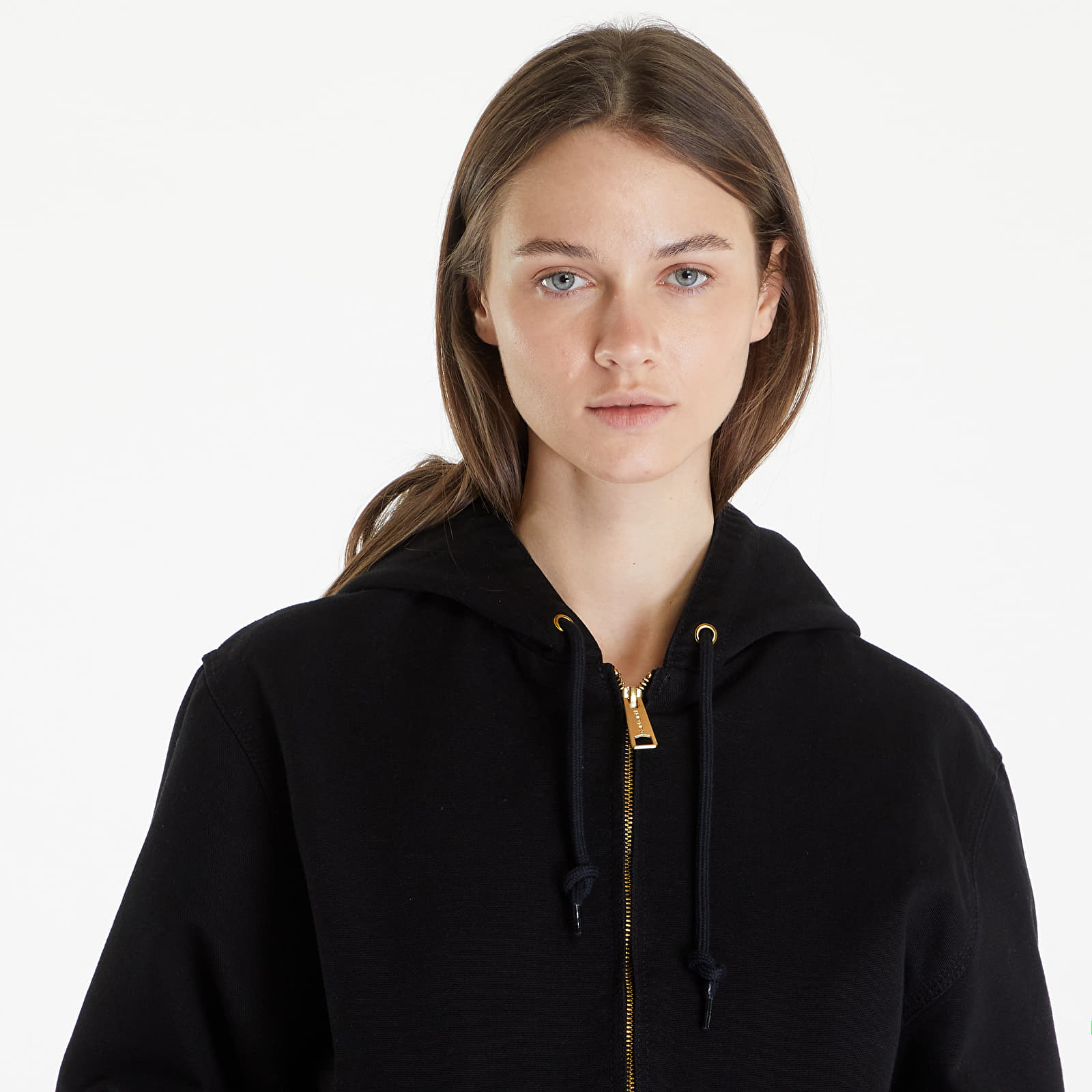 Geci Carhartt WIP Active Jacket UNISEX Black Aged Canvas