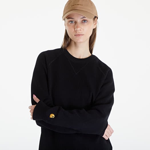 Sweaters Carhartt WIP Chase Sweater UNISEX Black Gold Footshop