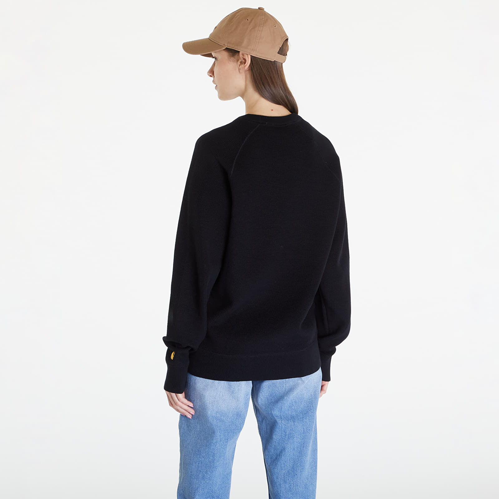 Pullover Carhartt WIP Chase Sweater UNISEX Black/ Gold