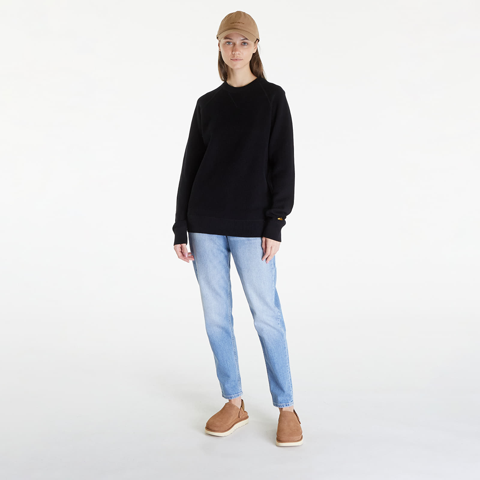 Pullover Carhartt WIP Chase Sweater UNISEX Black/ Gold