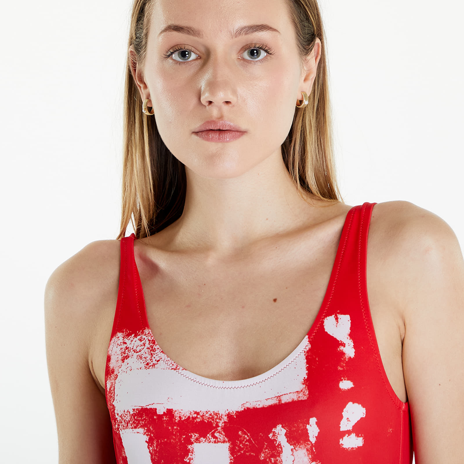 Plavky Diesel Bfsw-Pamela Swimsuit Red