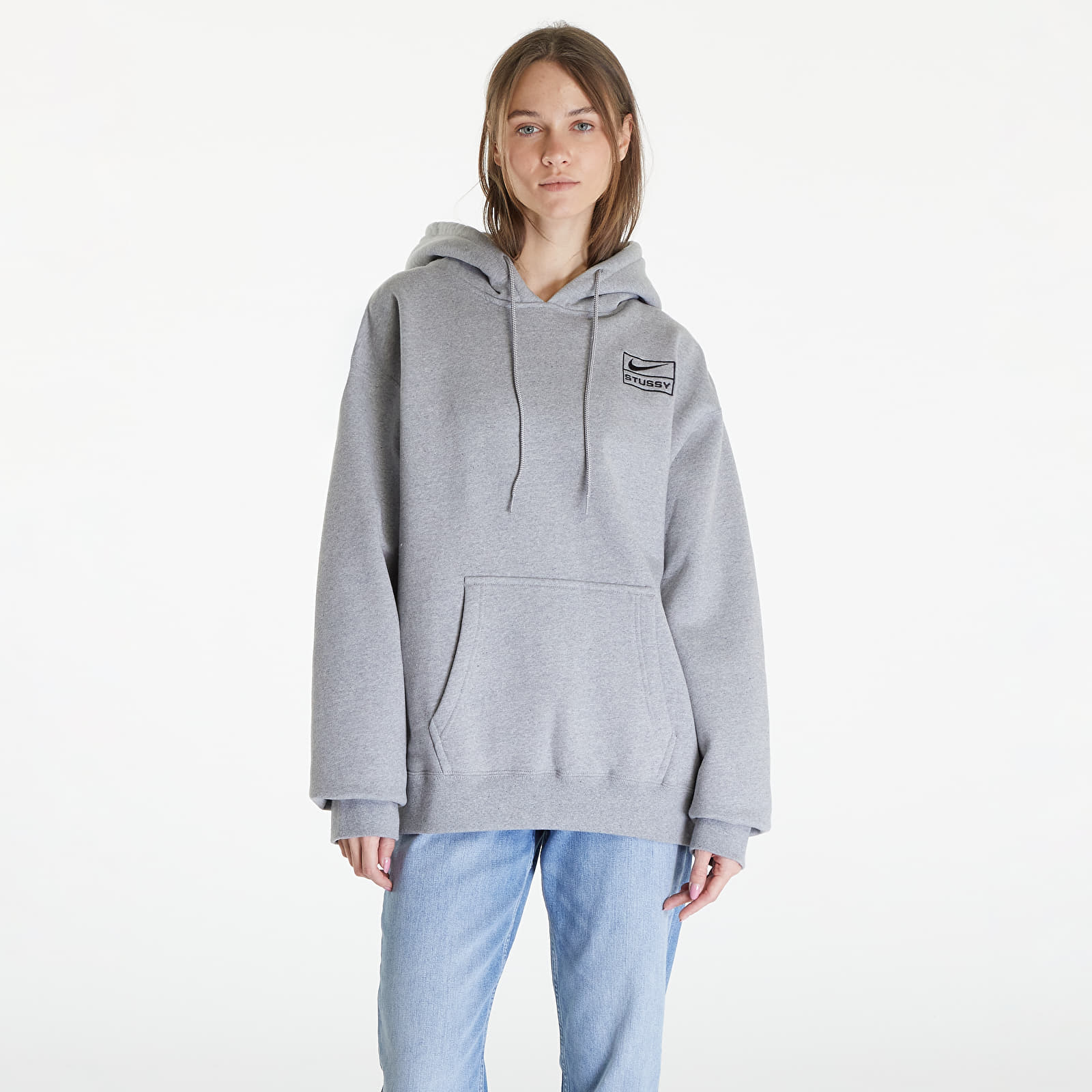 Stussy grey hoodie womens online