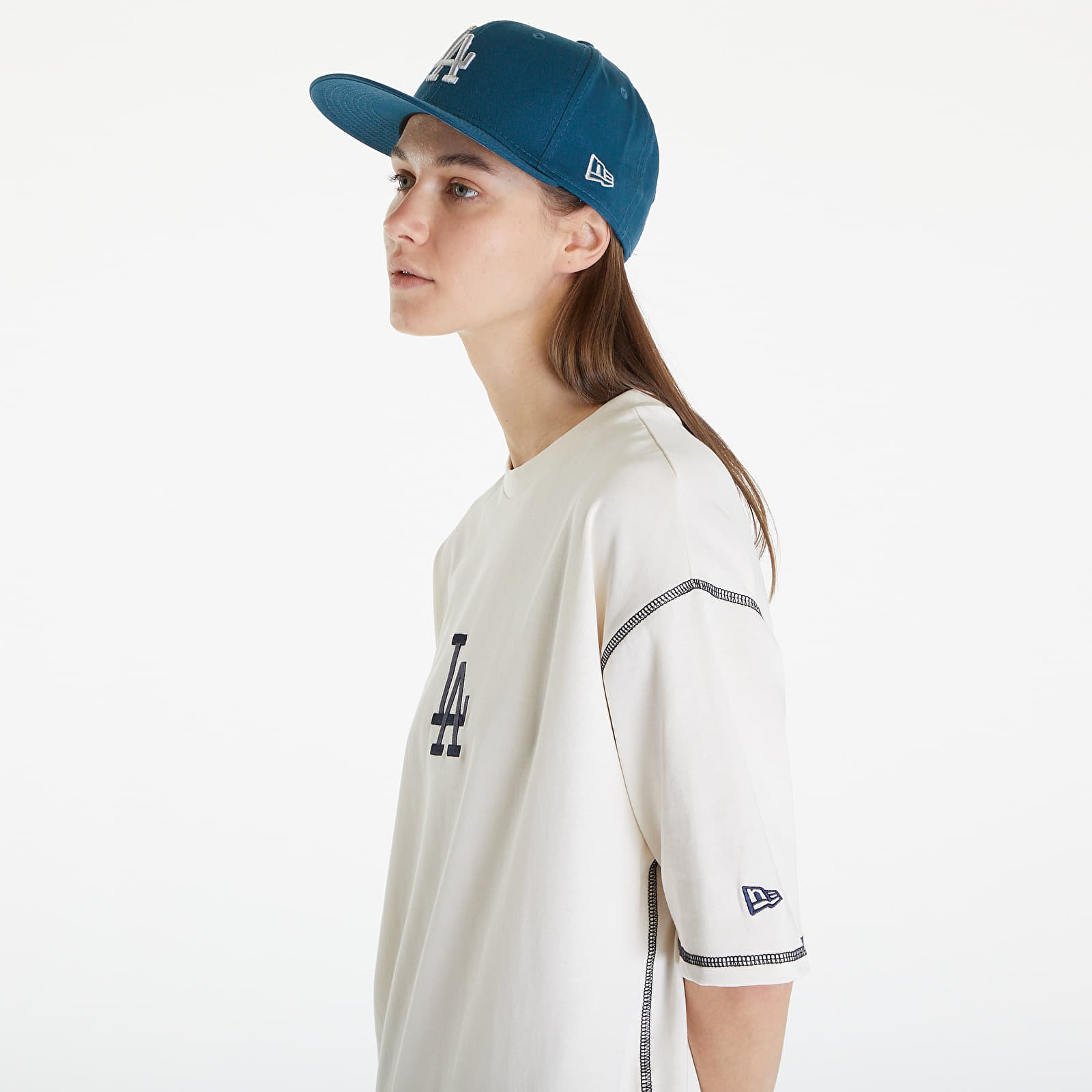 T-shirts New Era LA Dodgers MLB World Series Oversized T-Shirt UNISEX Off White/ Navy
