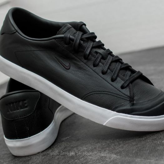 Men s shoes Nike All Court 2 Low Leather Black Black White Footshop