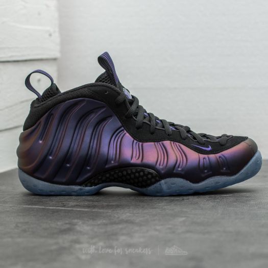 Black and purple foamposite hot sale