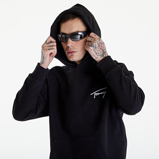 Tommy jeans signature hoodie sales