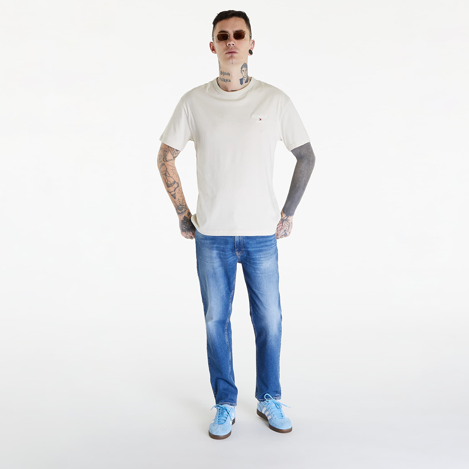 Футболки Tommy Jeans Reg Corp Tee Ext Beige