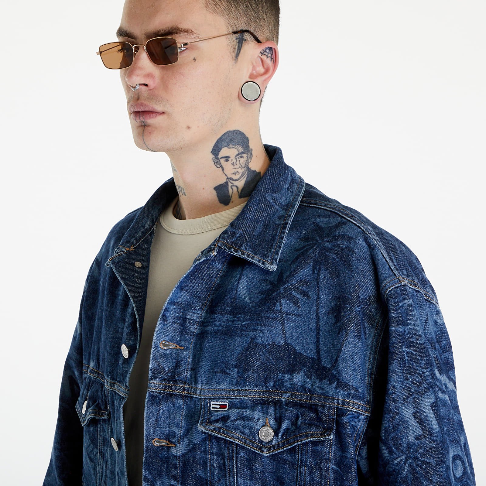 Jackets Tommy Jeans Aiden Oversized Trucker Jacket Denim