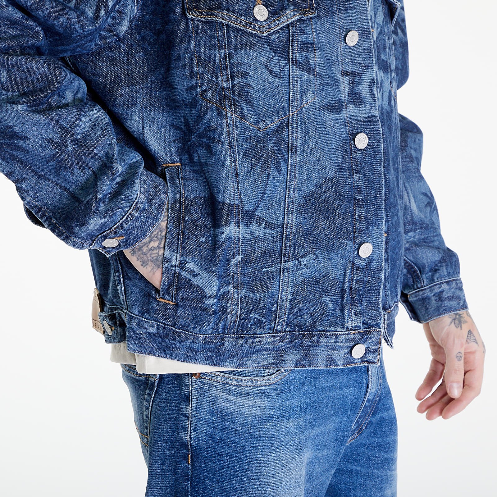 Jackets Tommy Jeans Aiden Oversized Trucker Jacket Denim