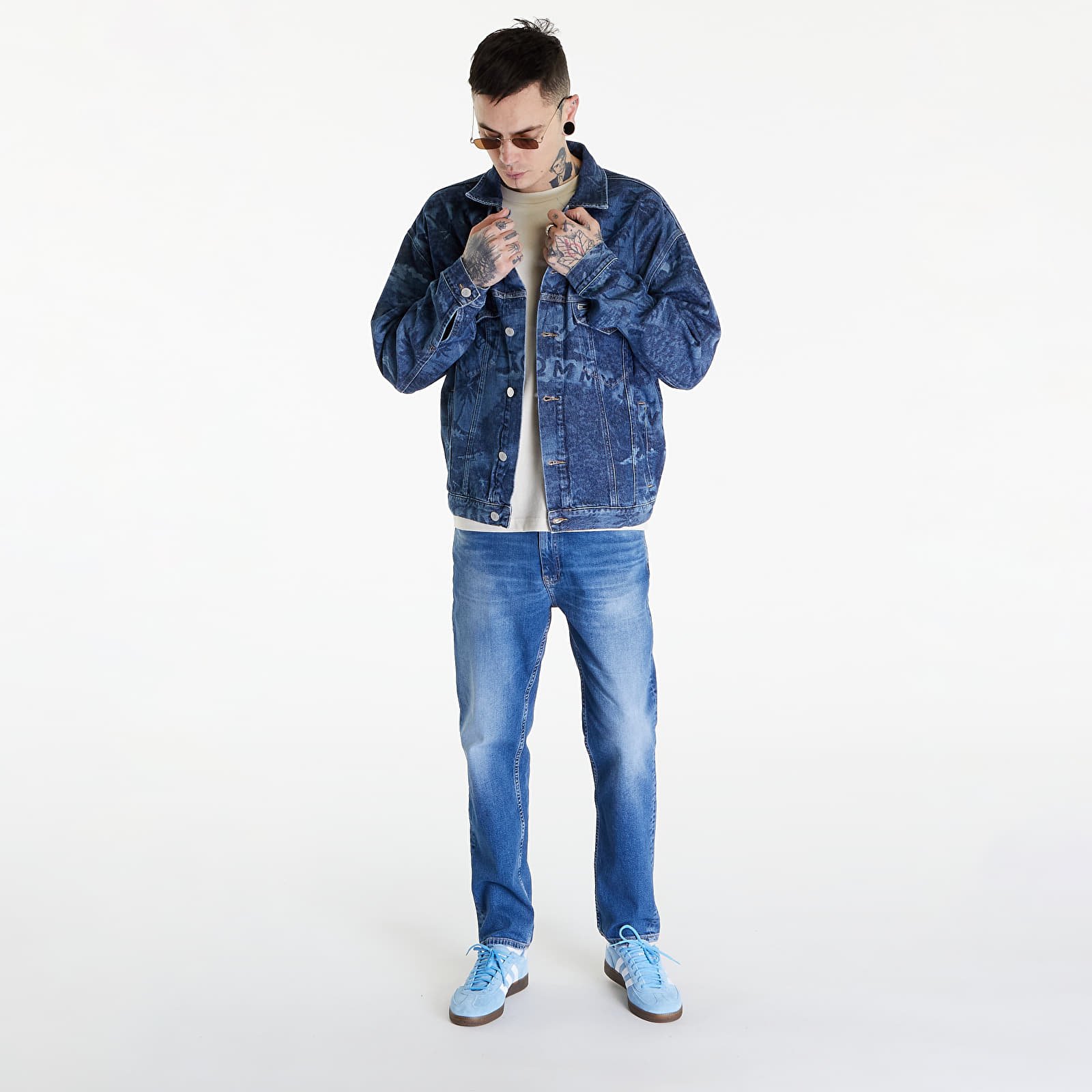 Jackets Tommy Jeans Aiden Oversized Trucker Jacket Denim