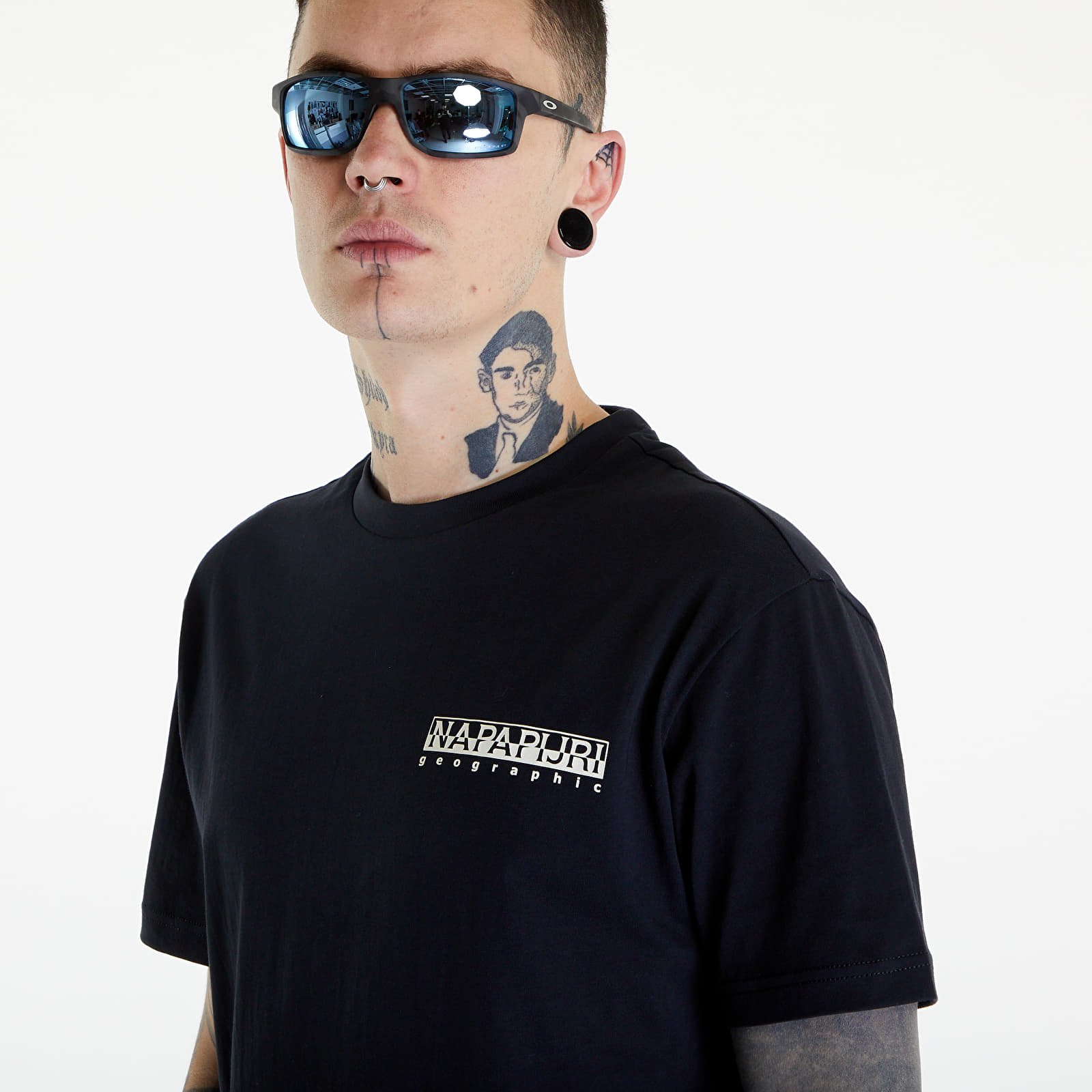 Napapijri black t top shirt