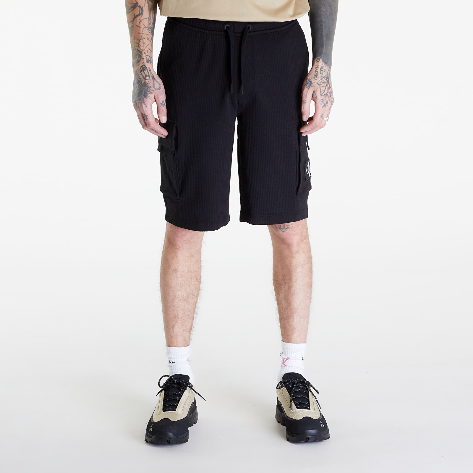 Kurzhosen Calvin Klein Jeans Texture Hwk Shorts Black