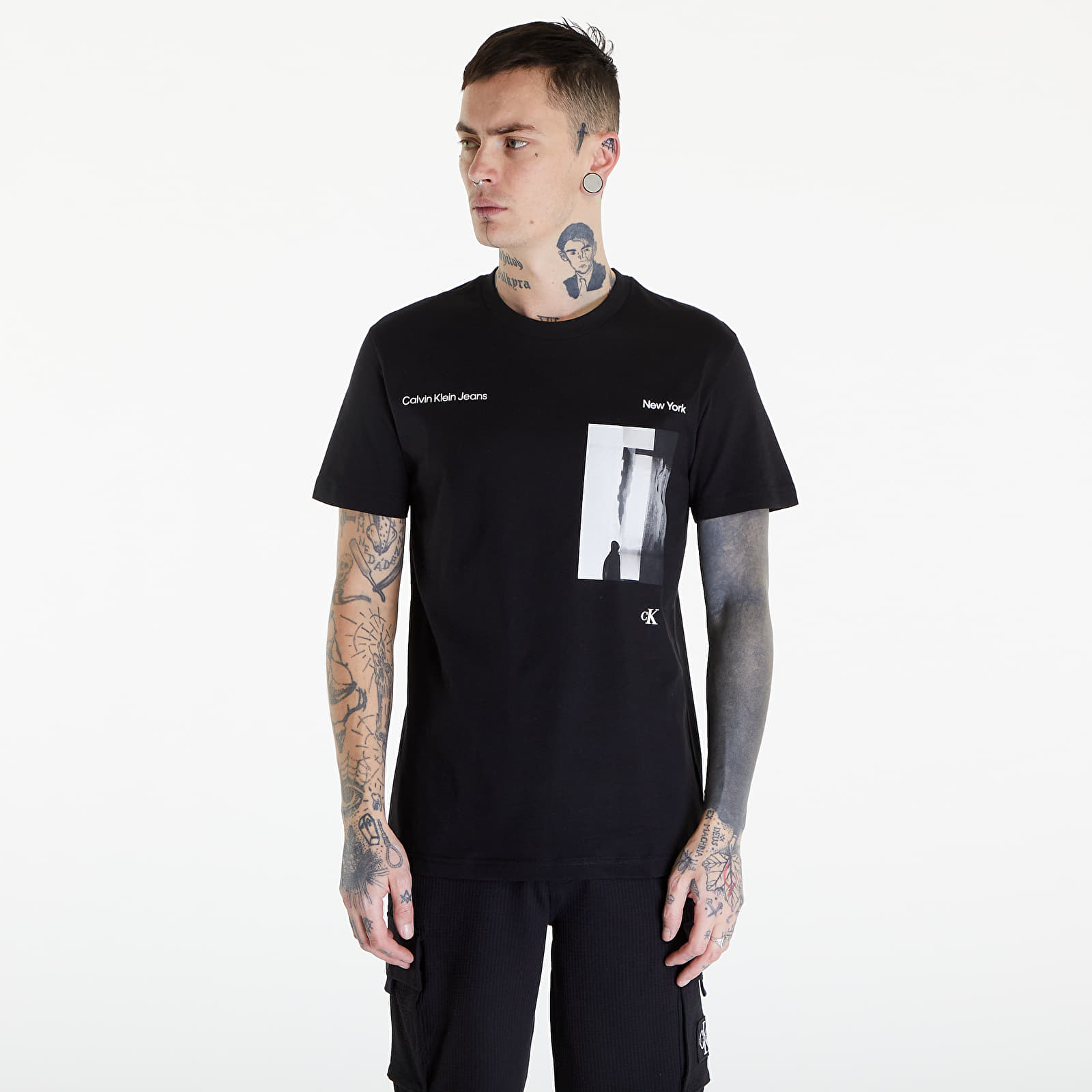 T-shirts Calvin Klein Jeans Serenity Multi Graphic Black