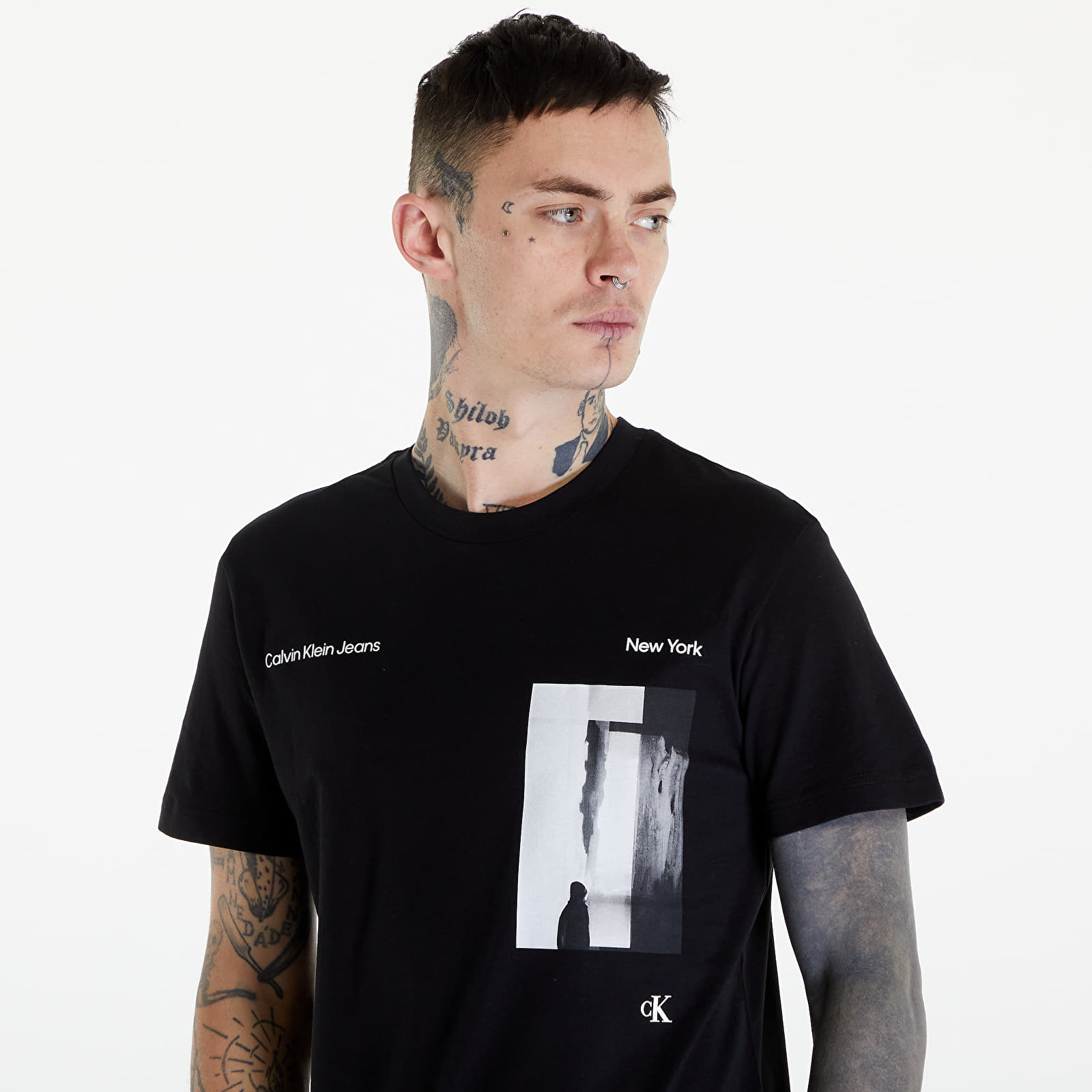 T-shirts Calvin Klein Jeans Serenity Multi Graphic Black