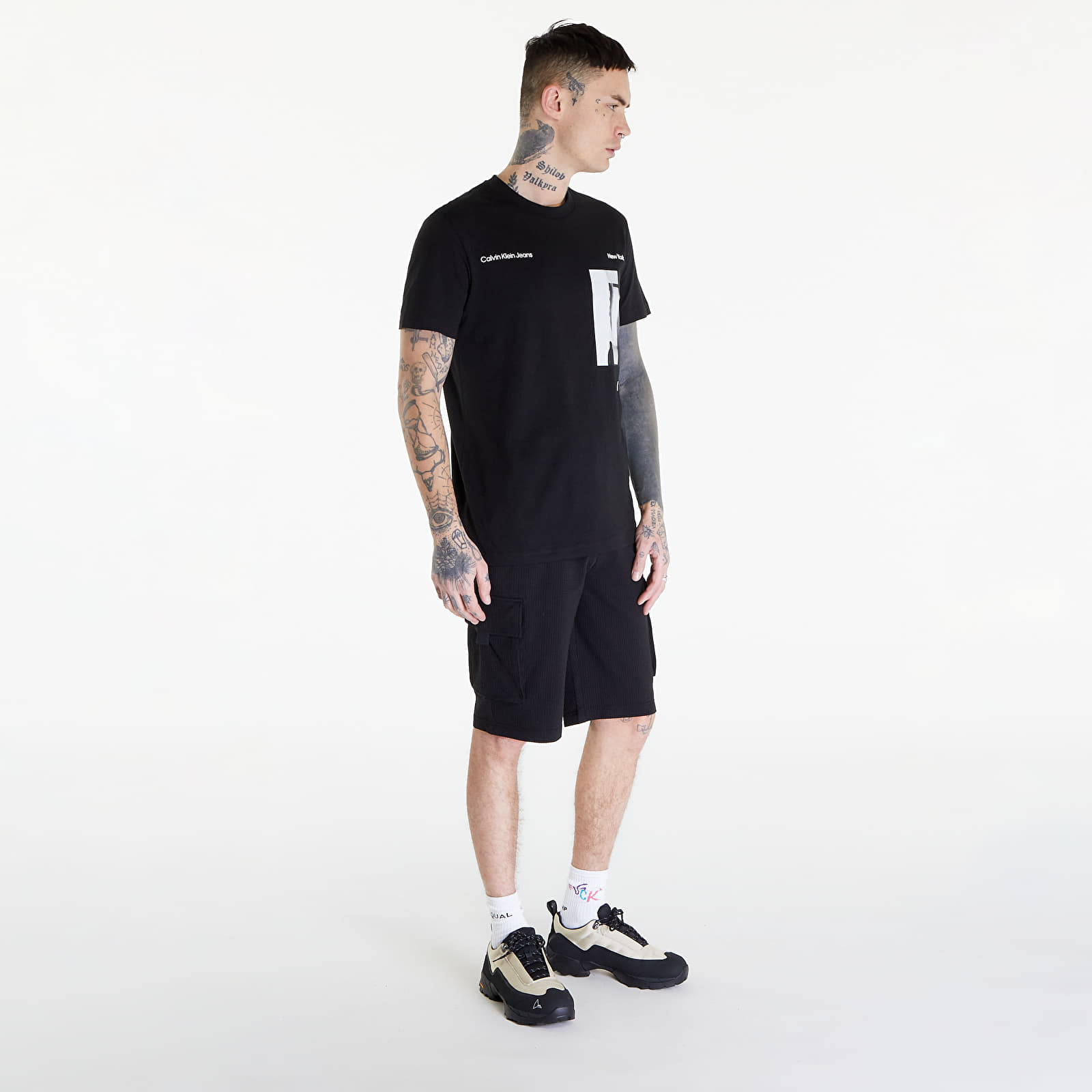 T-shirts Calvin Klein Jeans Serenity Multi Graphic Black