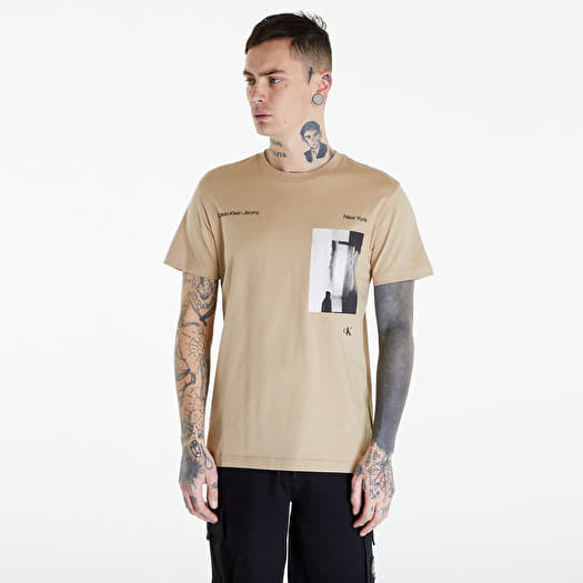 T-shirts Calvin Klein Jeans Serenity Multi Graphic Beige