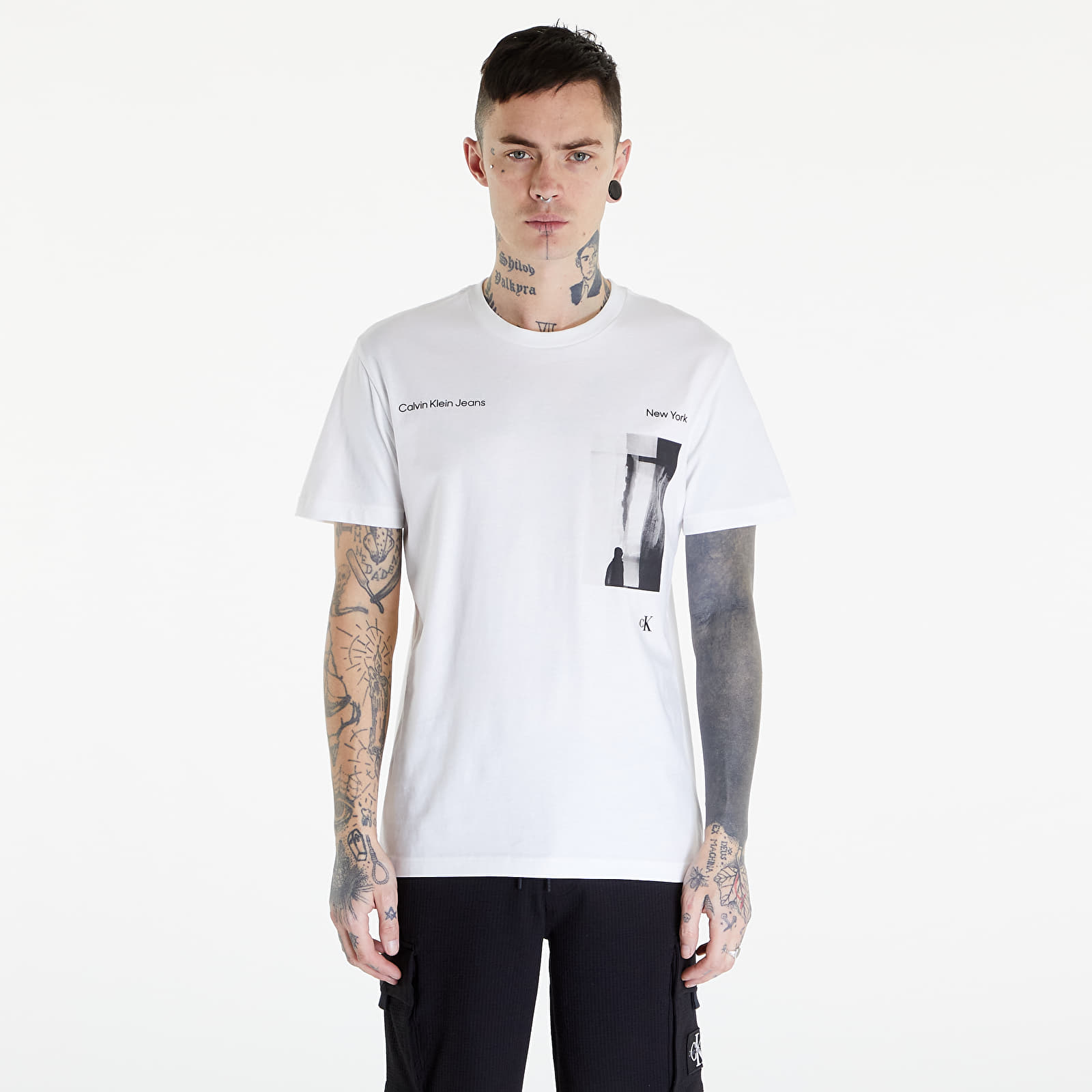 T-shirts Calvin Klein Jeans Serenity Multi Graphic White