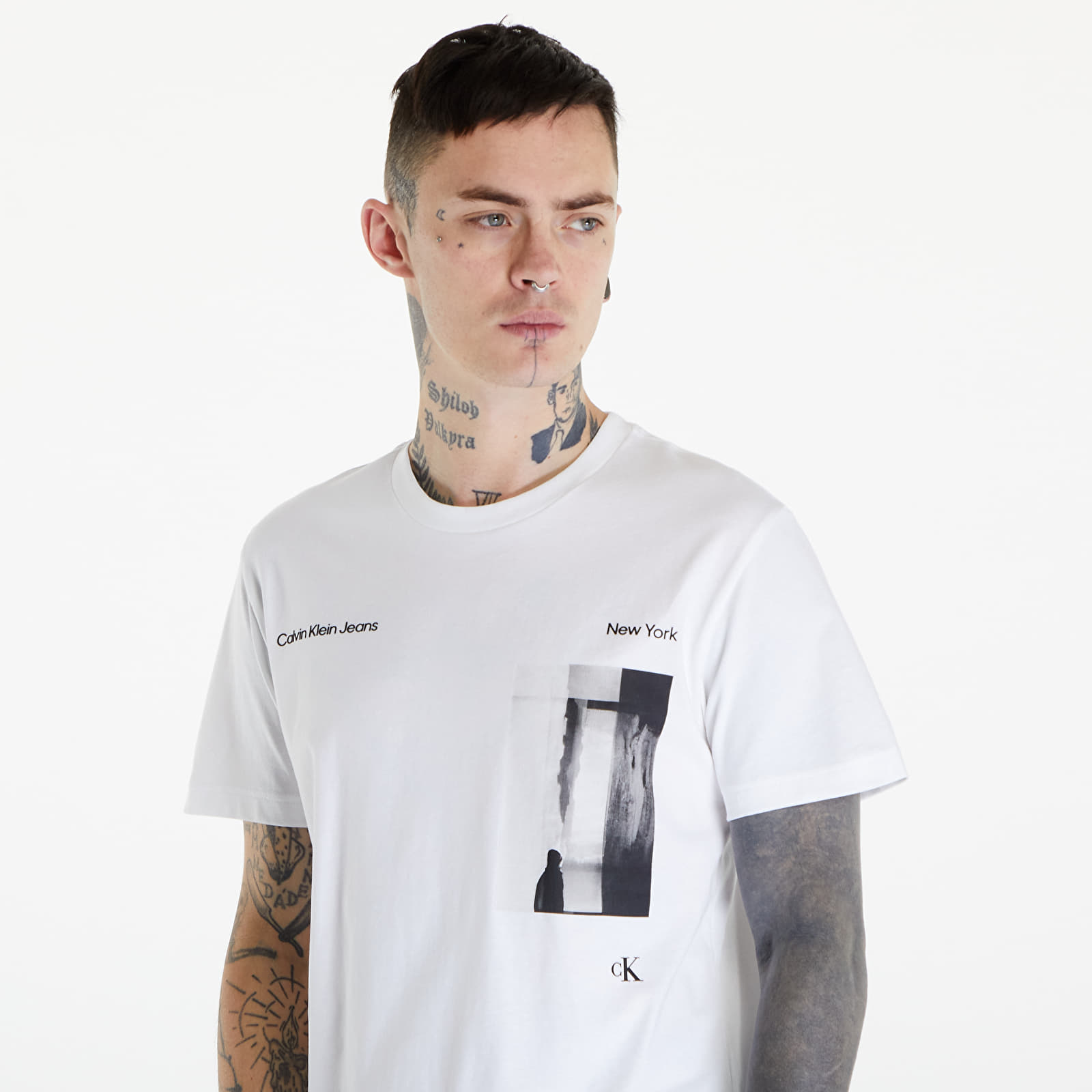 T-shirts Calvin Klein Jeans Serenity Multi Graphic White