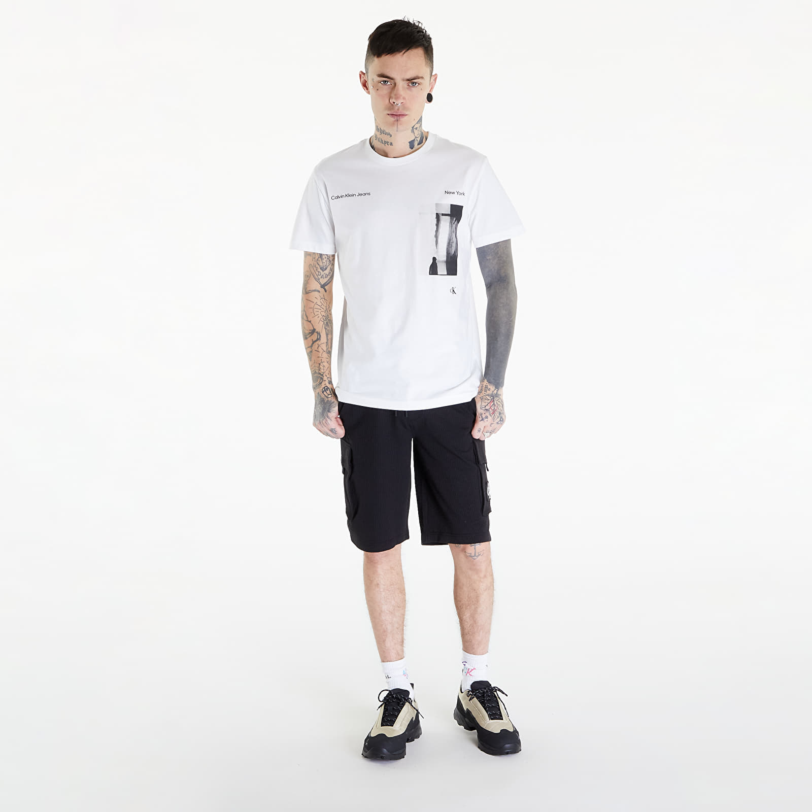 T-shirts Calvin Klein Jeans Serenity Multi Graphic White