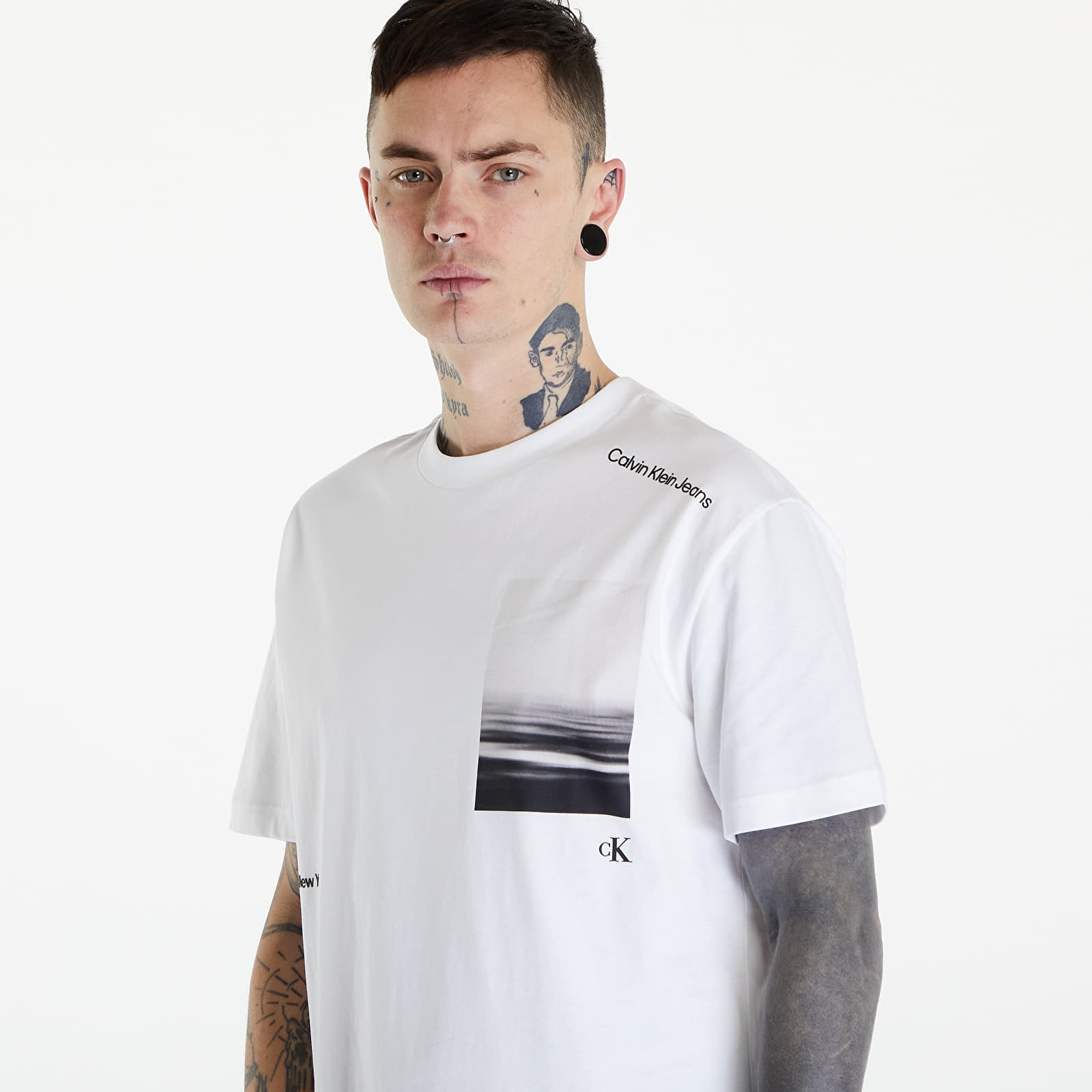 Magliette Calvin Klein Jeans Serenity Back Graphic White