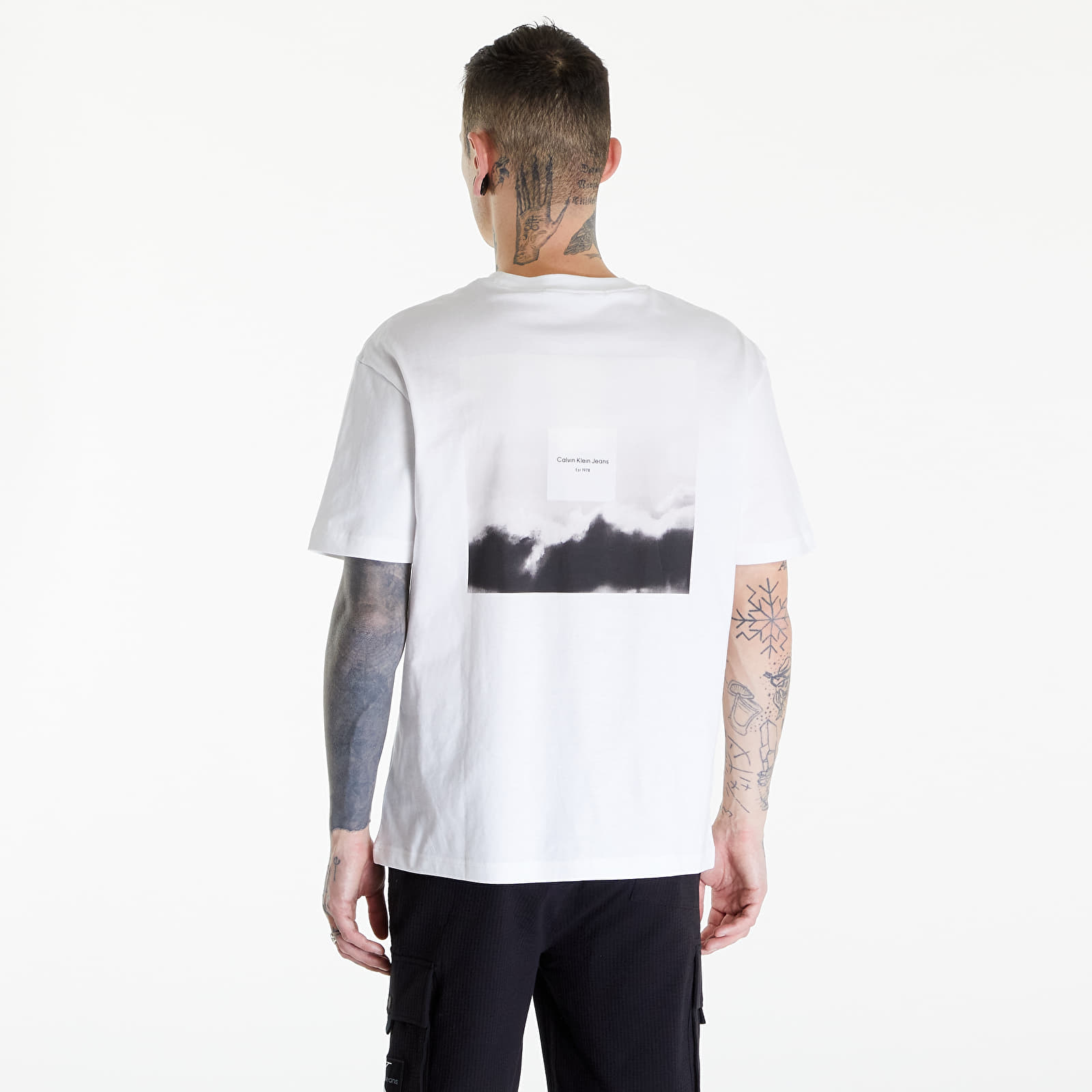 Magliette Calvin Klein Jeans Serenity Back Graphic White