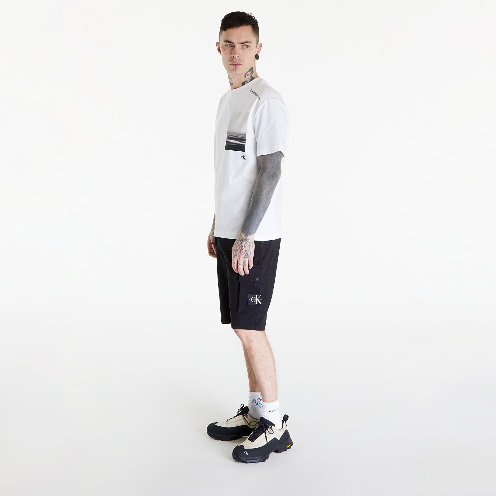 Magliette Calvin Klein Jeans Serenity Back Graphic White
