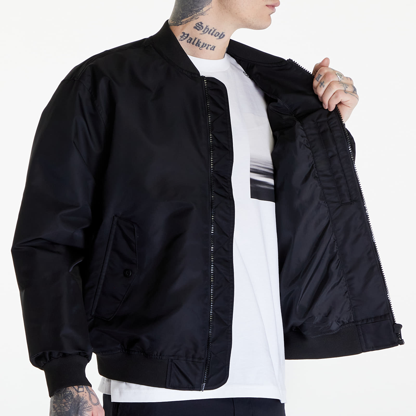 Bomber Calvin Klein Jeans Bomber Jacket Black
