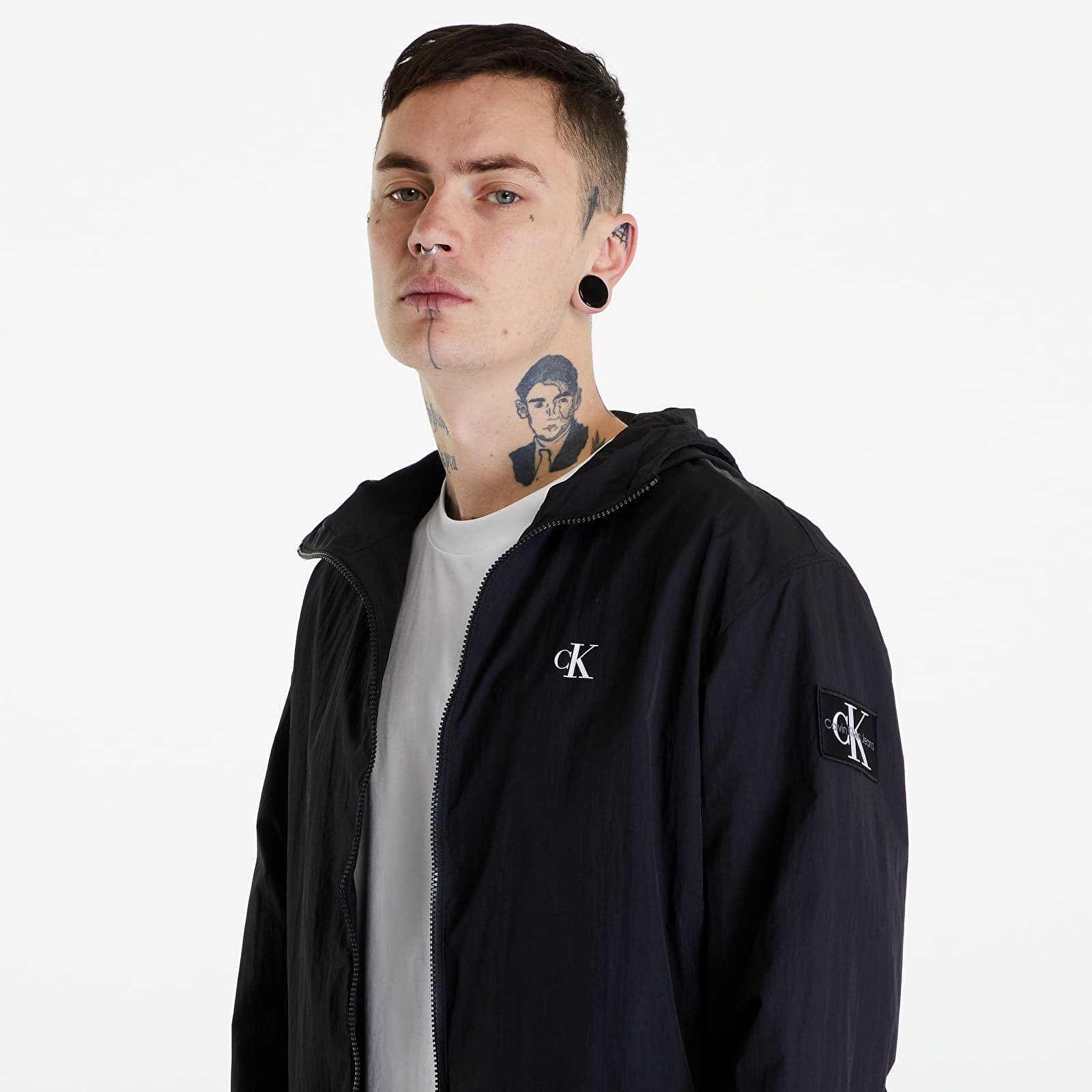 Coachjassen Calvin Klein Jeans Windbreaker Black