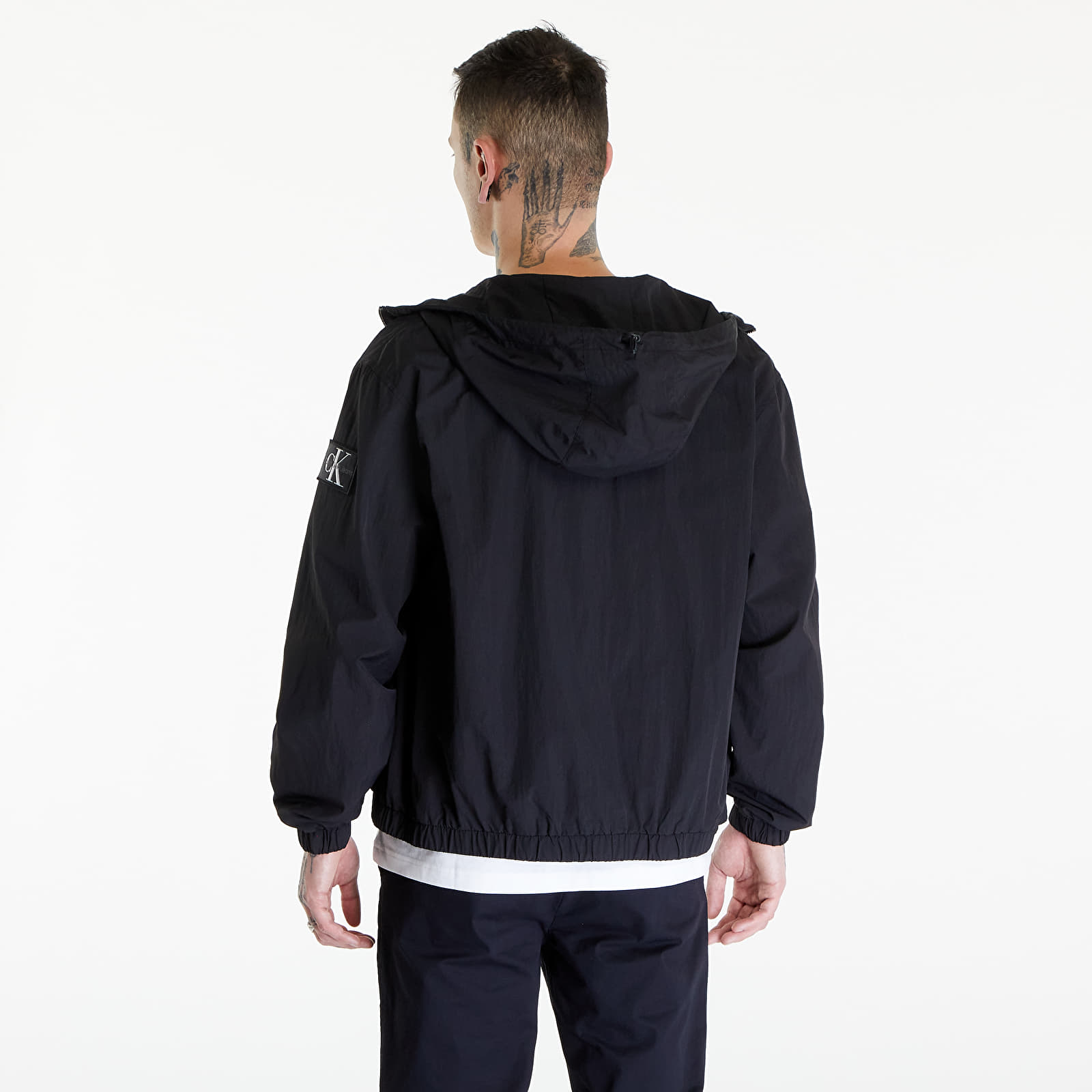 Coachjassen Calvin Klein Jeans Windbreaker Black