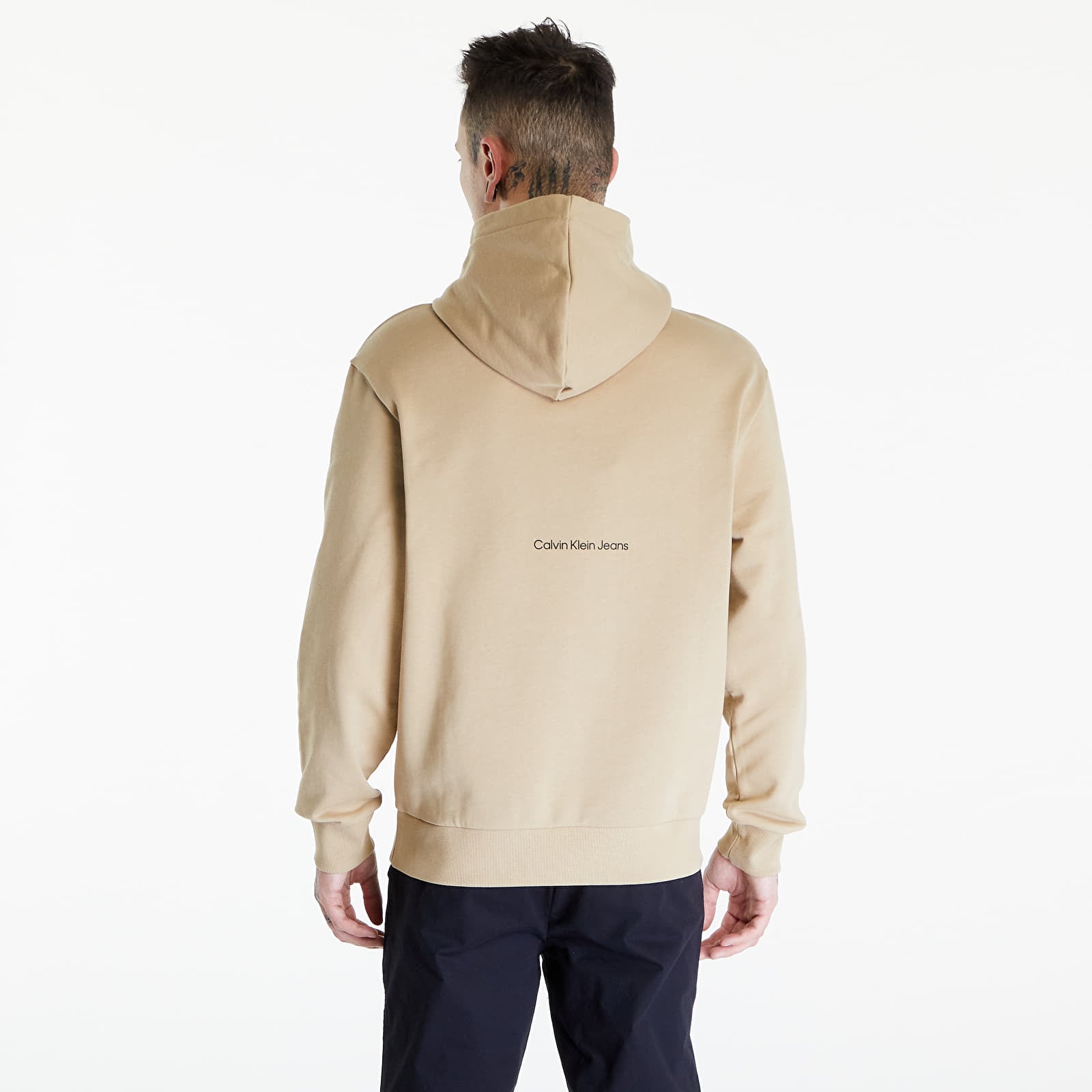 Hoodies and sweatshirts  Calvin Klein Jeans Serenity Multi Graphic Hoodie UNISEX Beige