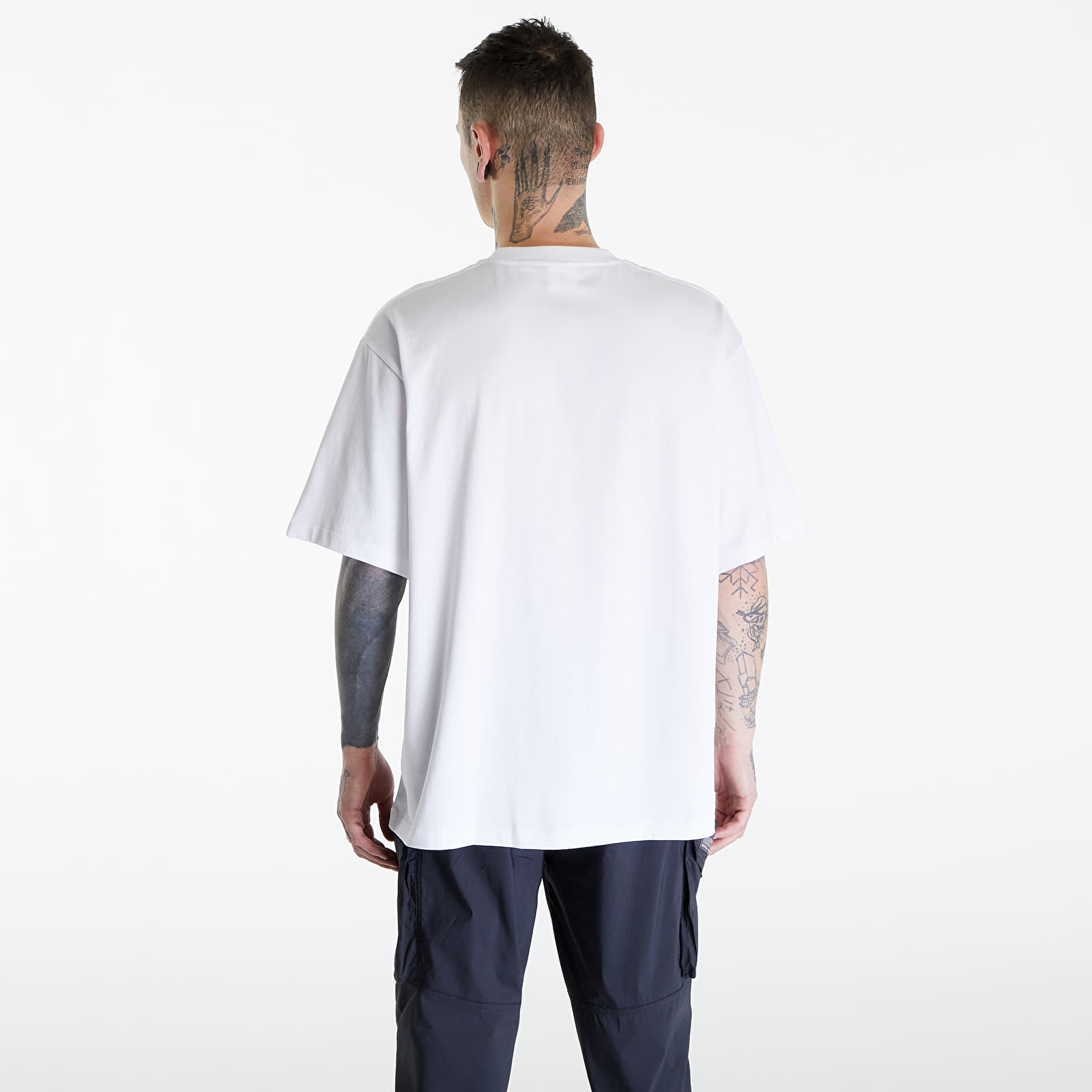 Magliette A BATHING APE Mad Flame Ape Head Relaxed Fit Tee White