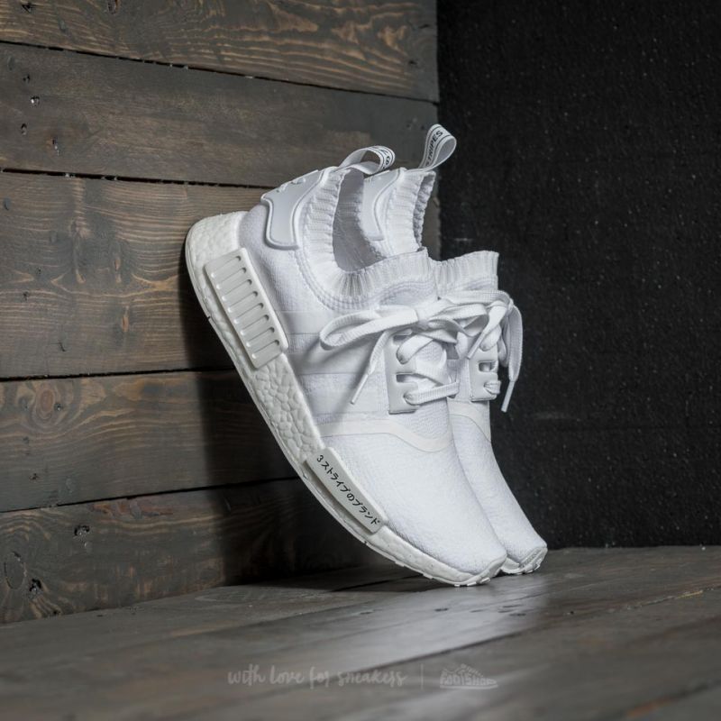 adidas NMD_R1 Primeknit Ftw White/ Ftw White/ Ftw White  display picture 1
