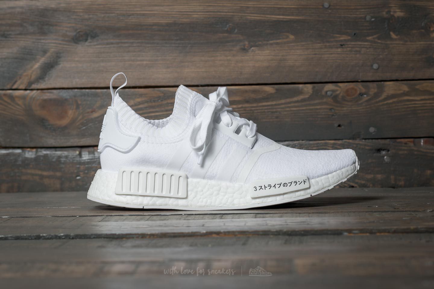 Men s shoes adidas NMD R1 Primeknit Ftw White Ftw White Ftw White Footshop