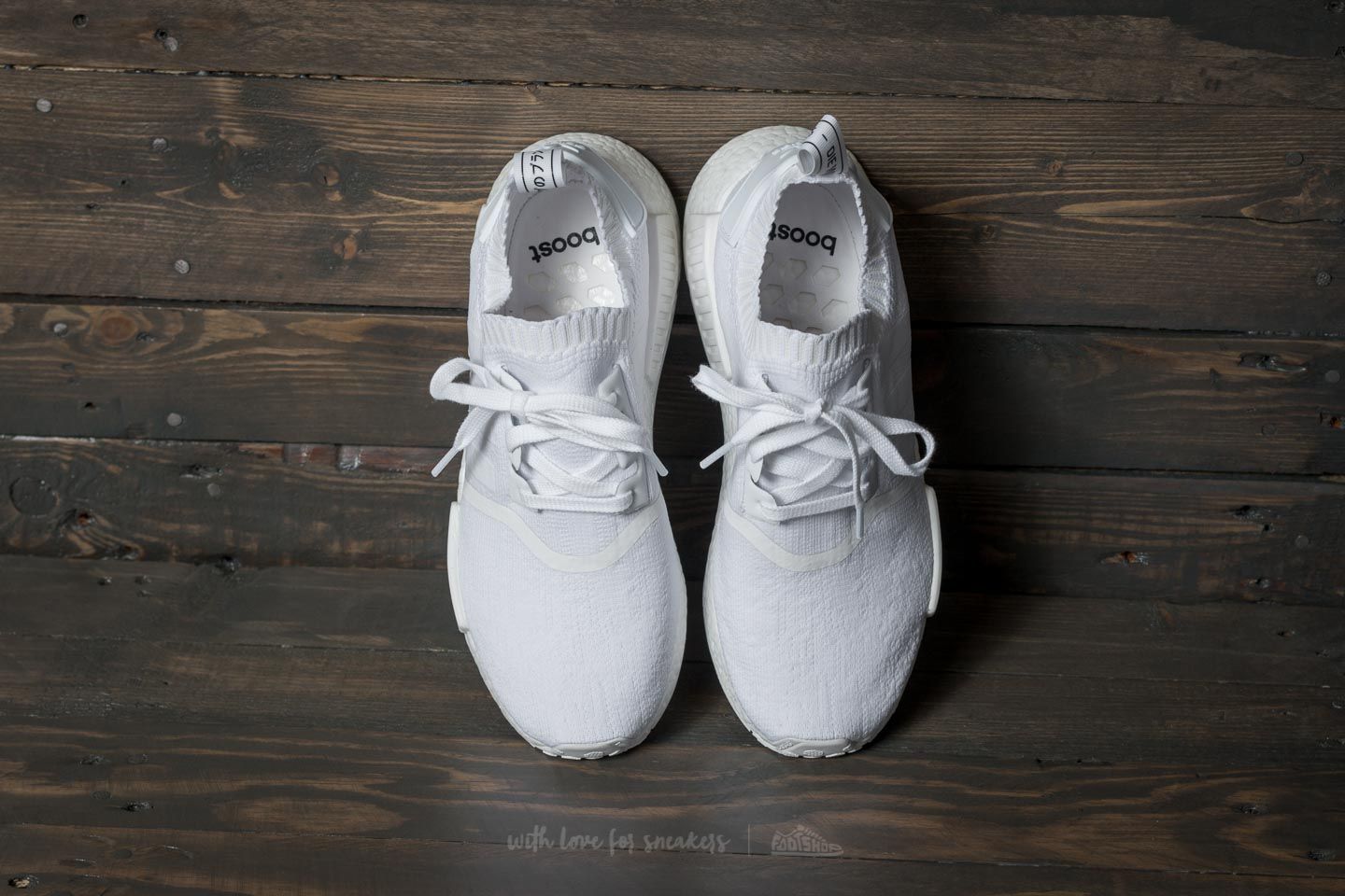 Herren Sneaker und Schuhe adidas NMD R1 Primeknit Ftw White Ftw White Ftw White Footshop