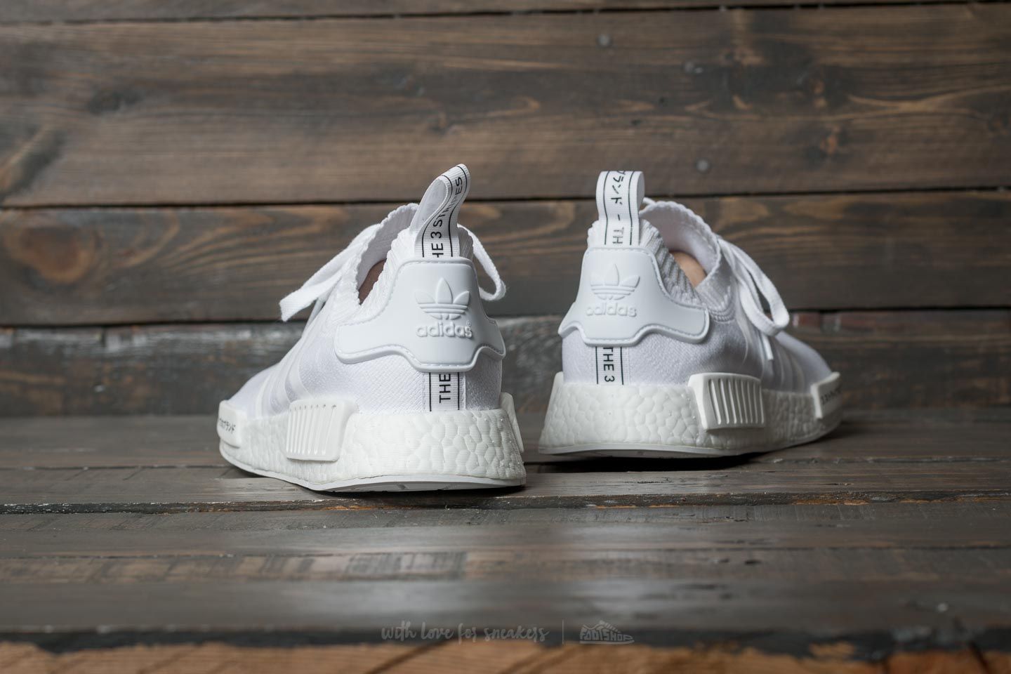 Vyriška avalynė adidas NMD_R1 Primeknit Ftw White/ Ftw White/ Ftw White