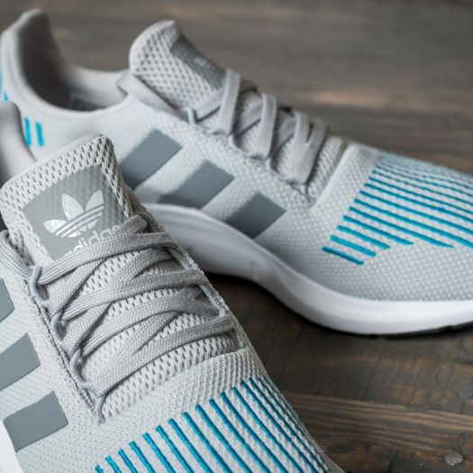 Grey and white adidas swift run clearance