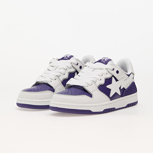 Purple bape shoes on sale