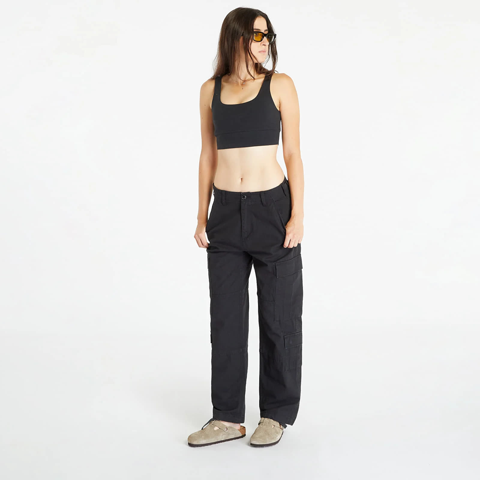 Džíny a kalhoty Stüssy Ripstop Surplus Cargo Pants UNISEX Black | Footshop