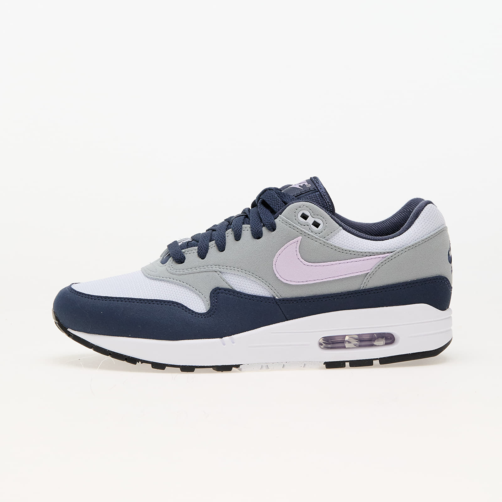 Pánské tenisky a boty Nike Air Max 1 Football Grey/ Lilac Bloom-Thunder Blue