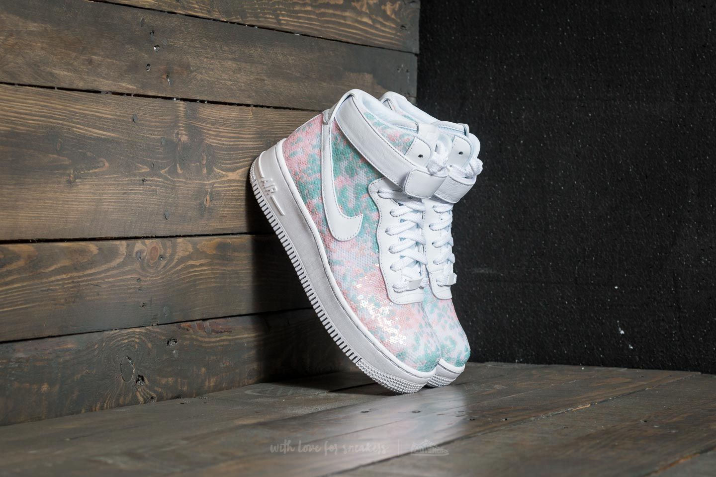Women s shoes Nike Wmns Air Force 1 Upstep High LX White White Footshop