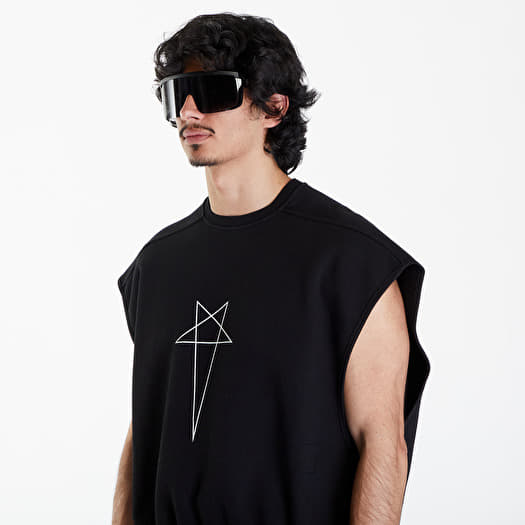 Rick Owens DRKSHDW Jumbo Tatlin Sweat Vest Black/ Milk | Footshop